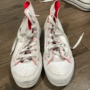 Hightop platform converse women’s size 6